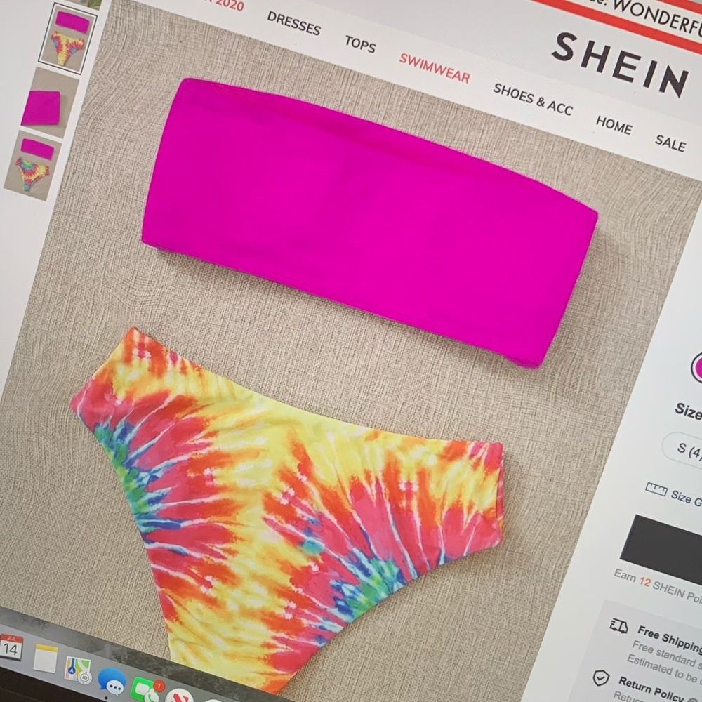 Tie dye bikini. Brand new, Never been worn.
